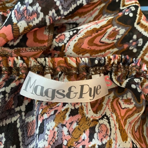 Mags & Pye Dress. Multi colors. Sz S - Picture 7 of 7